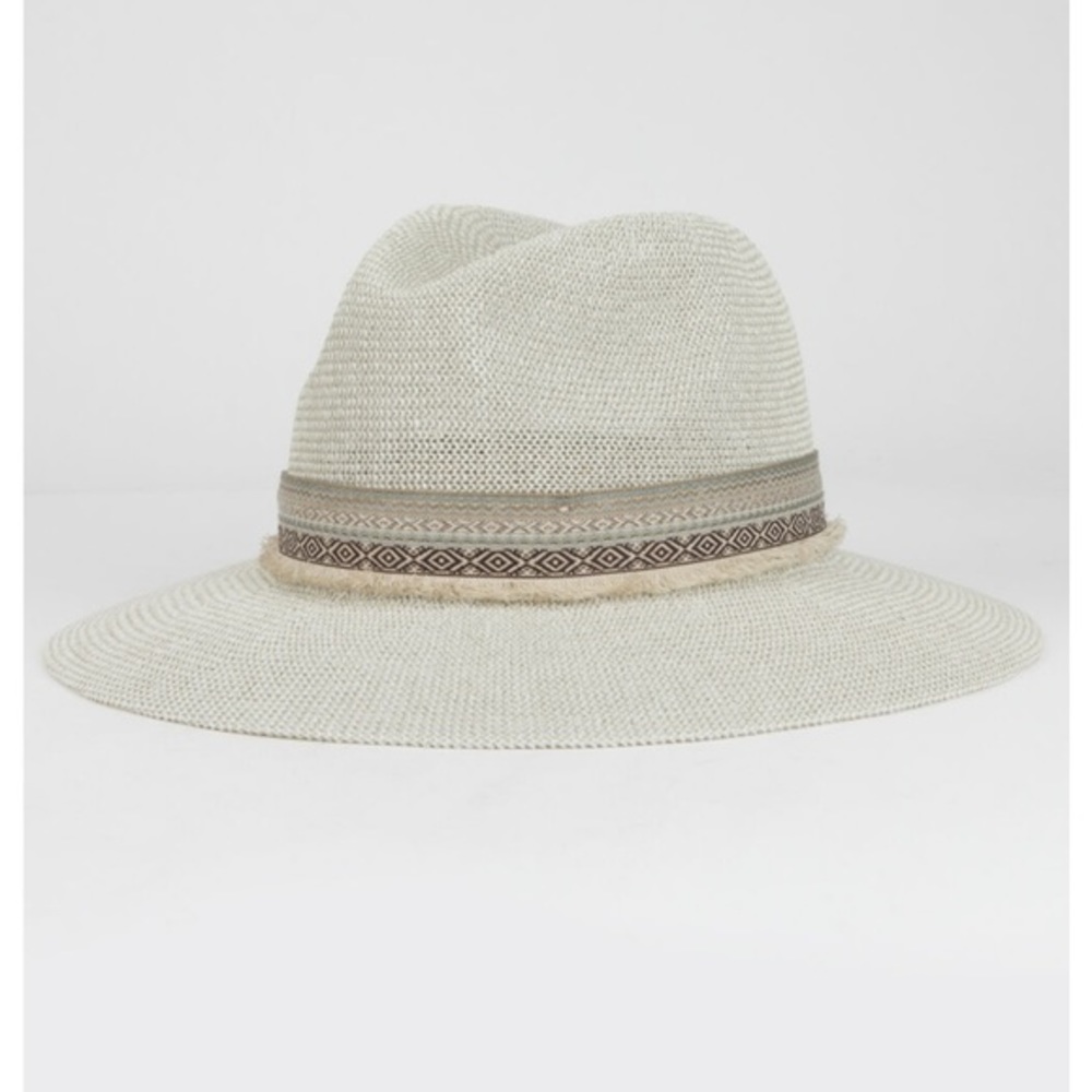 NWT- West of Melrose Gray Wide Brim Rancher Fedora Hat